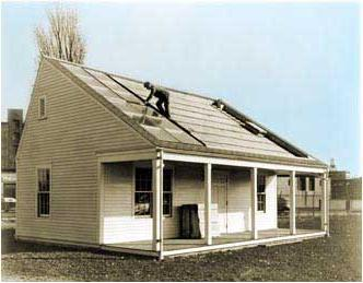 Solar House #1 of Massachusetts Institute of Technology in the United States, built in 1939, used Seasonal thermal energy storage for year-round heating.