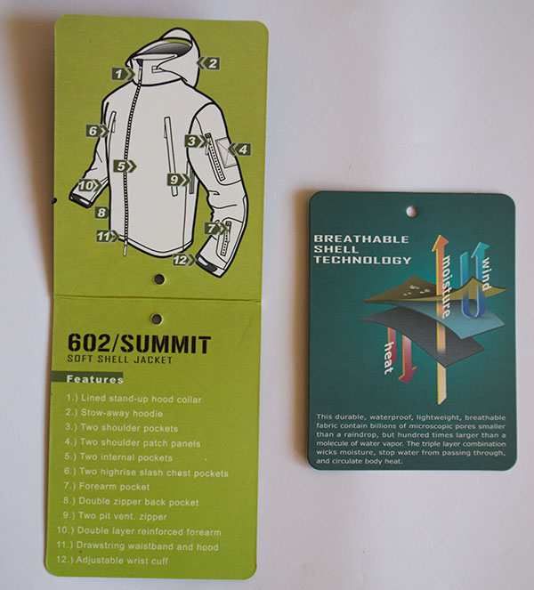 Condor Summit Jacket Features